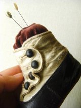 アンティークベビーシューズ　ピンクッション