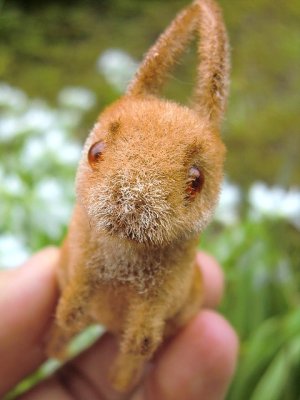 画像2: 眉毛のあるちびっこ ウサギ　ワグナー社