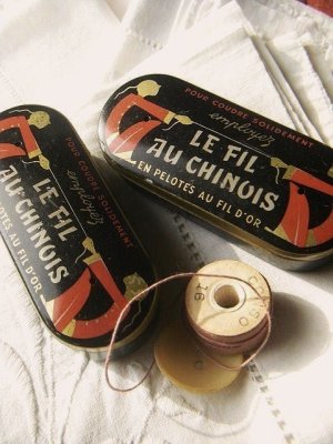 画像3: フランスの古いスレッド缶　Le fil au chinois 