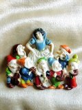 白雪姫　セルロイドブローチ　SNOW WHITE　