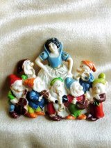 白雪姫　セルロイドブローチ　SNOW WHITE　