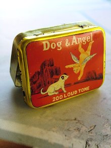 他の写真2: 犬と天使　小さな缶