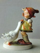 ガチョウと女の子