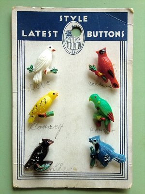 画像1: ６羽の小鳥　オリジナルカード　