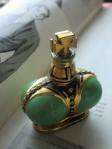 王冠ボトル　ガラスの十字架　グリーン　