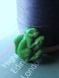 リス　ガラスボタン 