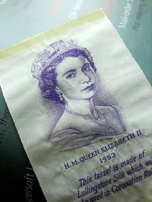 画像3: しおり　ブックマーカー　コロネーション記念品　エリザベス女王　英国