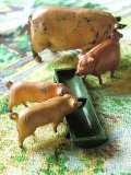 豚さん一家　まとめてセット　英国　アンティーク　ミニチュア　　
