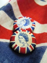 女王陛下のボタン　英国　クイーン　エリザベス　コロネーション　