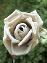 シックな色の薔薇　布花　コサージュパーツ　