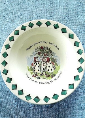 画像1: スペードの庭師たち　不思議の国のアリス　ＰＯＯＬＥ　ＰＯＴＴＥＲＹ　ボウル　英国　