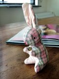 ピンクのうさぎ　ぬいぐるみ
