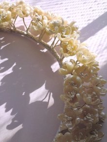 他の写真1: はなかんむり　ワックスフラワー　ティアラ　オレンジの花