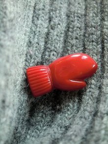 他の写真3: 寒い日に かわいいミトン　手袋のボタン