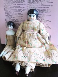 チャイナショルダードール　２体セット　人形の家　オリジナルドレス　　