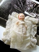 洗礼服のベビードール　ミニチュア　ロングドレス　　