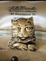 ヴィクトリアンキャット　猫のボタン　