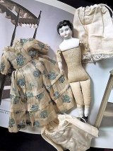 チャイナショルダードール 花柄ドレス　チャイナヘッドドール
