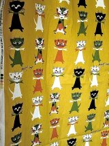 コットン生地　猫柄　タミー　キーフ　
