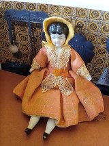 小さなチャイナヘッドドール　人形の家　オリジナルドレス　ドールハウス　　　　