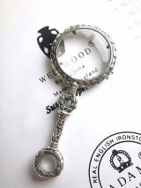ルーペ　ミニチュアサイズ　拡大鏡　シルバー　