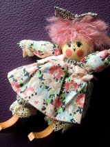 ハンドメイドドール　リバティプリント　ラベンダーサシェ　アン フラー ポプリ　英国　　　