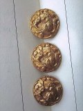 こずえの上のリスの親子　フランス　りす　アンティーク レリーフ