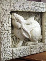 兎のブロック　テラコッタ　　　　