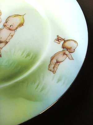 画像4: キューピーの絵皿　ローズオニール　ドイツ製　アンティークプレート　