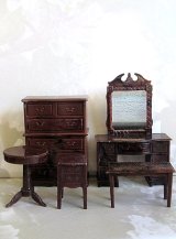 ファニチャー　ドールハウス　家具セット　オールドプラスチック　A