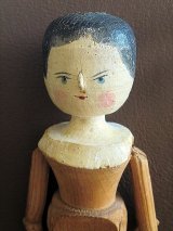 アンティーク　ペグドール　オランダ人形　人形の家　