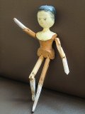 アンティーク　ペグドール　オランダ人形　人形の家　