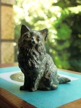 アンティーク　猫の置物　ヴィクトリアンキャット　