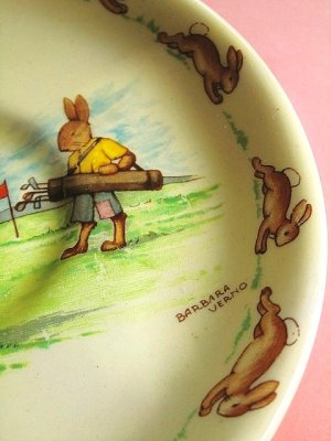 画像3: ナイスショット！　バニキンズ　ロイヤルドルトン　古い時代のソーサー　皿