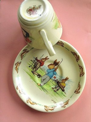 画像4: ナイスショット！　バニキンズ　ロイヤルドルトン　古い時代のソーサー　皿