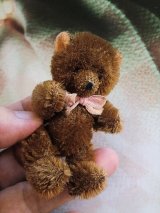 ドイツのこぐま　ヴィンテージ　テディベア　ポケットサイズ　８ｃｍ