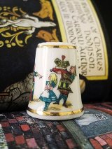 アリスのシンブル　イギリス　不思議の国のアリス　指ぬきコレクション　キルト　パッチワーク