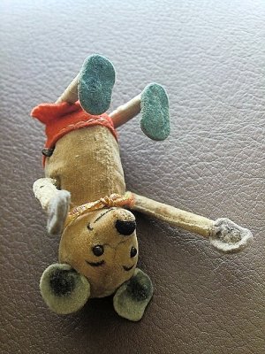 画像10: でんぐり返しをするネズミ君　ねじ巻きトイ　ぜんまい　ドイツ　シュコー 