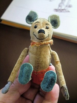 画像9: でんぐり返しをするネズミ君　ねじ巻きトイ　ぜんまい　ドイツ　シュコー 