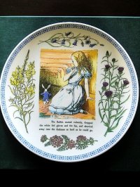 不思議の国のアリス　しろうさぎ　ジョン・テニエル　限定プレート　飾り皿　英国　ミントン　