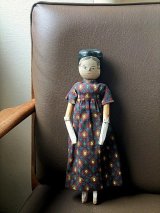 アンティーク　ウッドドール　ペグドール　３０ｃｍ　人形の家　