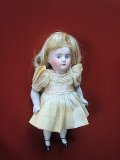ビスクドール　アンティークミニョネット　ドイツ　１３ｃｍ　ケストナー　ドールハウス　オリジナルドレス
