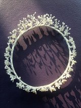ワックスフラワー　はなかんむり　花嫁のティアラ　アンティーク