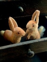 冬ごもりじたくに忙しいうさぎさん　２こセット　ドイツ　Wagner　
