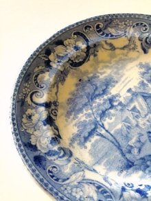 他の写真2: ブルー＆ホワイト　皿　アンティーク　プレート ２．　イギリス