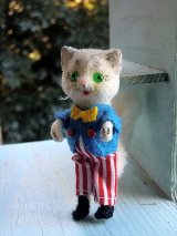 青いジャケットのしろねこ　ドイツ　ワグナー社　