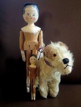ペグドール　１４ｃｍ　ドイツ　アンティーク　人形の家