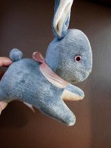 空色のうさぎのぬいぐるみ　