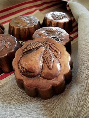 画像4: フルーツのコッパーモールド　銅の焼き菓子型　ヴィンテージ　キッチン道具