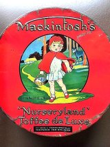 トフィー缶　赤ずきんちゃんとオオカミ　英国　マッキントッシュ